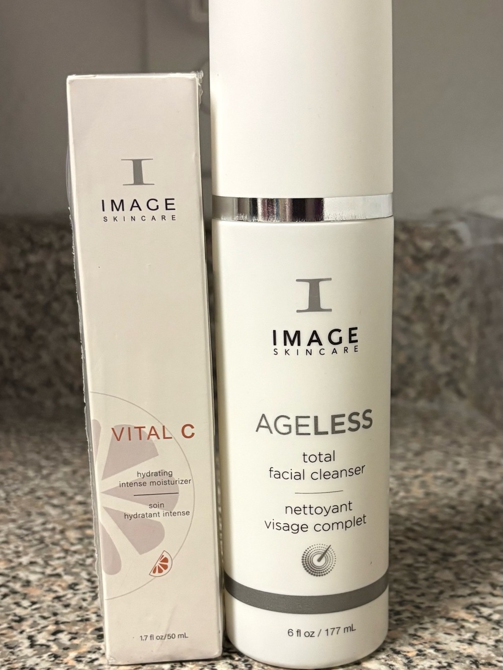 Image Skincare Ageless Total Facial Cleanser — White and Vital C Moisturizer